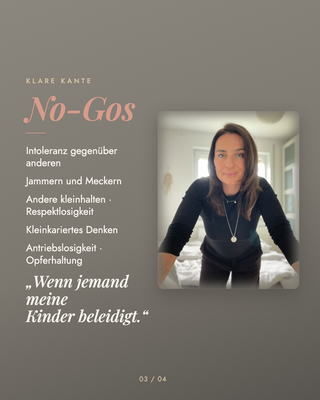 Meine No-Gos
